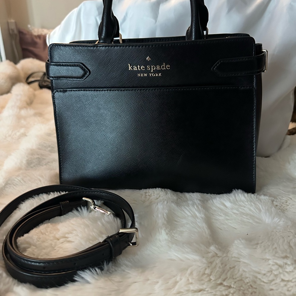 Kate Spade Staci Black Satchel Bag